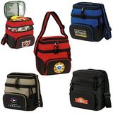 Custom Double Front Pockets - Insulated 6 Pack Cooler 8.5