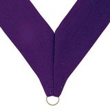 Blank Purple Grosgrain Imported V Neck Ribbon - Medal Holder (32