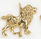 Custom Carousel Lion Stock Cast Pin