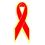 Custom Service Lapel Pin Aids Awareness Ribbon, Price/piece