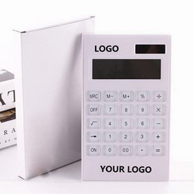 Custom Office Desk Calculator, 7 1/4" L x 4 1/2" W x 9/16" H
