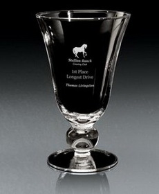 Custom Adagio Vase Award, 6" W X 9 7/8" H X 6" D
