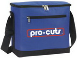 Custom 12 Can Cooler Bag, 600 Denier Polyester With Pvc Backing