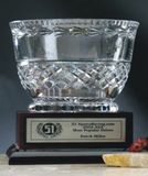 Custom Hand Crafted Crystal Bowl Award (9