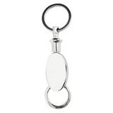 Custom Oval Key Fob Keychain
