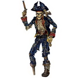 Custom Jointed Pirate Skeleton, 6' L