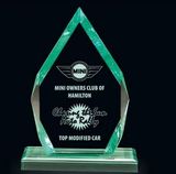 Custom Arrowhead Jade Acrylic Award (6.625