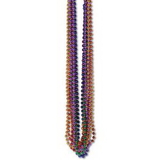 Custom Mardi Gras Small Round Party Beads, 33