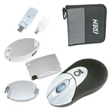 Custom USB-Powered Wireless Optical Mouse Set