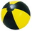 Custom Inflatable Yellow & Black Beach Ball (16"), Price/piece