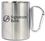 Custom 14 Oz. Stainless Steel Carabiner Mug, 3" H x 3 1/2" W, Price/piece