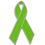 Blank Lime Green Awareness Ribbon Lapel Pin, 1" H, Price/piece