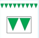 Custom Green Pennant Banner 11