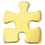 Blank Gold Puzzle Lapel Pin, 7/8" H, Price/piece