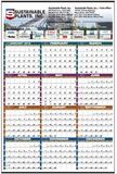 Custom Production Planner Full-Color Imprint Year-In-View® Calendar, 25