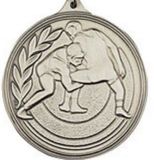 Custom 500 Series Stock Medal (Male Wrestling) Gold, Silver, Bronze