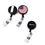 Custom Cord Retractable Badge Reel with Alligator Clip Backing, 1 1/4" Diameter x 1 1/4" Diameter, Price/piece