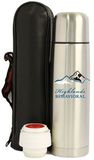 Custom 16 Oz. Slim Thermal Bottle with Carry Bag