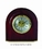 Custom Pino Finish Beveled Arch Alarm Clock, 5.25" L x 5.5" W x 1.375" H, Price/piece
