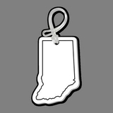 Custom Indiana State Bag Tag