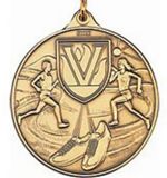 Custom 400 Series Stock Medal (Cross Country) Gold, Silver, Bronze