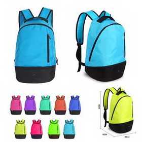 Custom Sports Backpack, 12" W x 18" H x 7" D