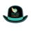 Custom Fan - Derby or Stetson Hat Shape Paper Hand Fan - Without Stick, Price/piece