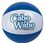 Custom 9" Blue & White Inflatable Beach Ball, Price/piece