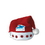 Light-Up Red Santa Hat w/ White Trim & Red Snowflake Lights w/ Custom Shaped Heat Transfer, Price/piece