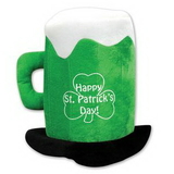 Custom Plush St. Patrick's Day Beer Mug Hat