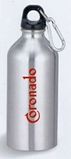 Custom 16 Oz. Stainless Steel Water Bottle with Carabineer Clip