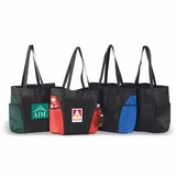 Custom JUMBO POCKET TOTE, , Grocery Tote Bag, Shopping Tote, Resusable Grocery Bag, 17.5