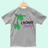 Custom The Laughing Giraffe® Short Sleeve Poly/Cotton Infant Crew Neck T-Shirt - Heather