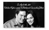 Custom .020 Magnet - Save The Date Cards 3.5