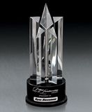 Custom Starburst Crystal Award (4 3/8