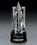 Custom Starburst Crystal Award (4 3/8"x9"x4 3/8"), Price/piece