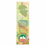 Blank Leaf Seed Paper Bookmark, 2 1/4