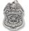 Police Officer Shield Pewter Key Chain, Price/piece
