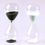 Custom 60 Minutes Tall Modern Glass Sand Timer, 9" H X 3.5" D, Price/piece