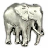 Blank Animal Pin - Antique Silver Elephant, 1