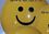 Custom Inflatable Yellow Smile Face Ball / 36", Price/piece