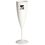 Custom 6 Oz. White Champagne Flute, Price/piece