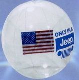 Custom Clear Ball With American Flag Insert /16