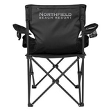 Custom Deluxe Padded Folding Chair With Carrying Bag, 33 1/2