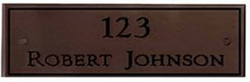 Custom Antique Brass Engraved Plate (Up To 12 Sq. Inch), 1/16" Thick