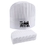 Custom Disposable Chef Hats, 9.45" L x 5.5" W x 9.06" H, Price/piece