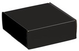 Custom Black Decorative Mailer - 6 x 6 x 2, 6
