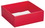Custom Red Decorative Tray - 8 x 8 x 3, 8" L x 8" W x 3" H, Price/piece