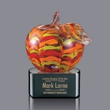Custom Picton Apple Award w/ Black Base, 4 1/2