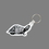 Custom Key Ring & Punch Tag W/ Tab - Turtle, Price/piece